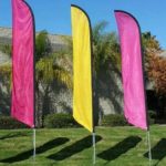 Un oriflamme publicitaire pour booster sa communication